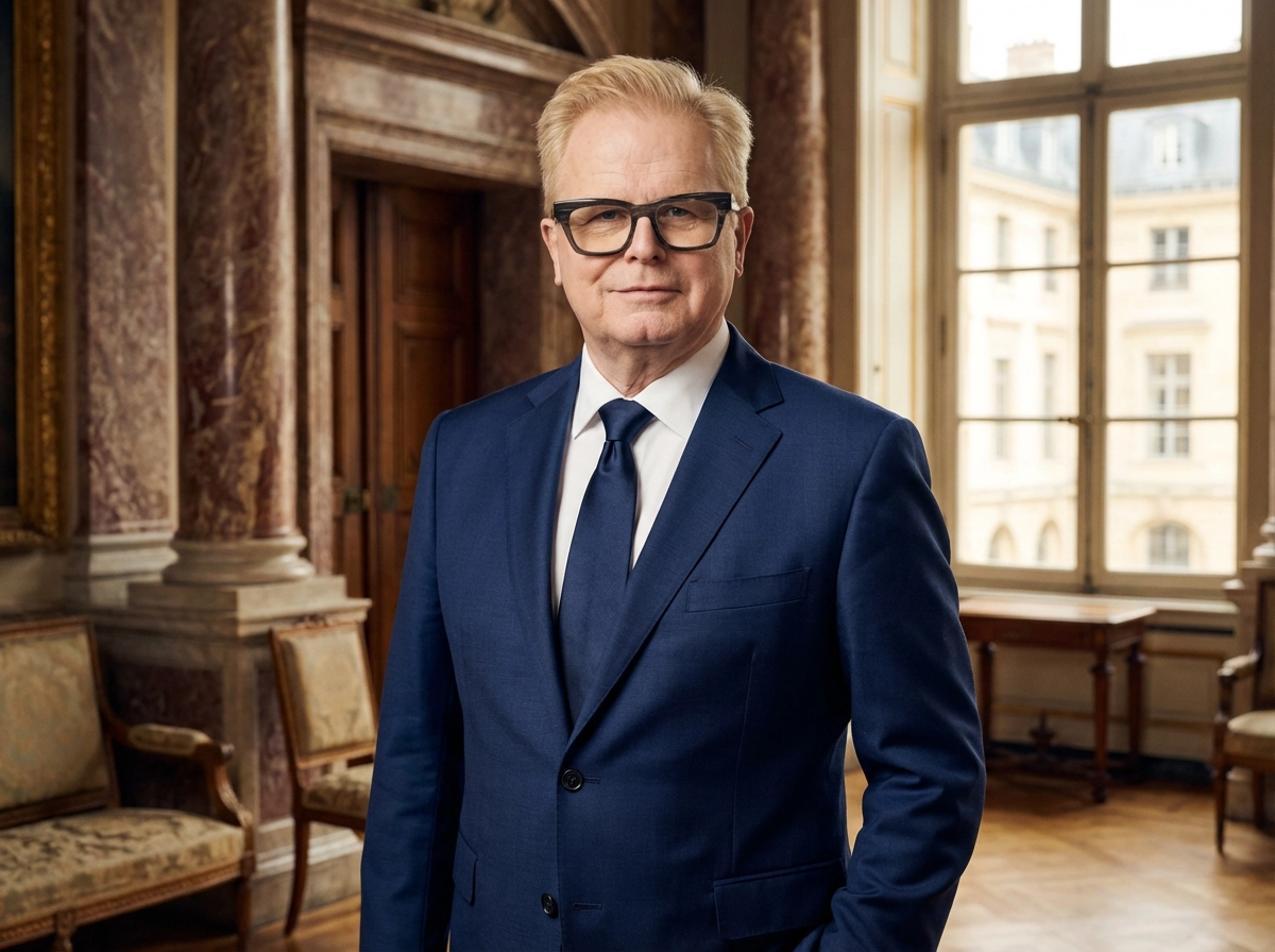 Eleganter Anzug Marineblau