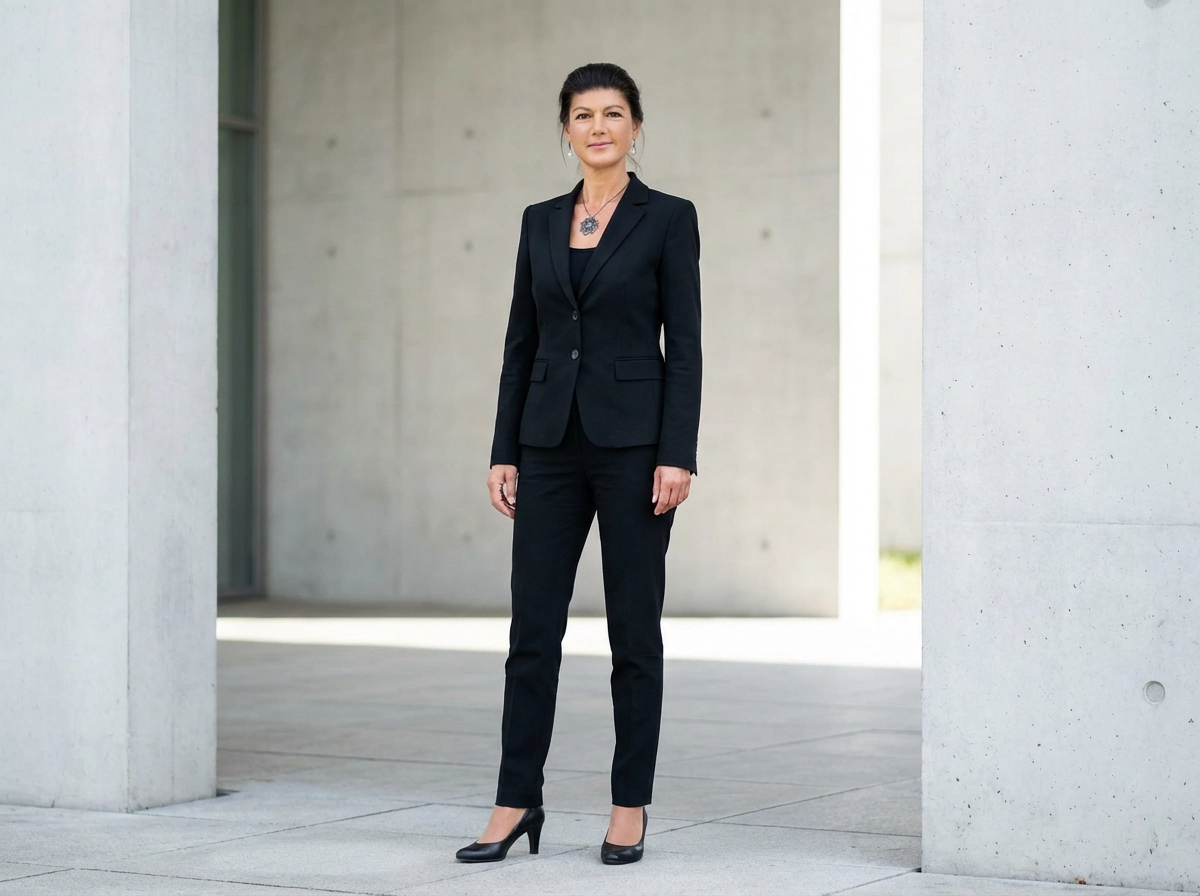 Slim Fit Designer Anzug Schwarz